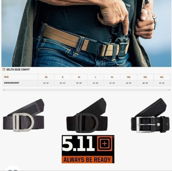 5.11 Men's Tactical 1.5-Inch Belt & Legacy Box Trucker Tactical Hat - Picture 4 of 13